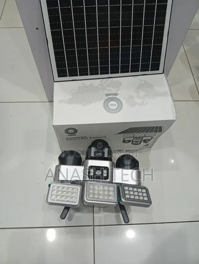 V380 Turbo 4g Simcard PTZ Tripple Lens With Lights Solar Camera