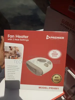 Premier Fan Room Heater-Prh001 With Overheating Protection 
