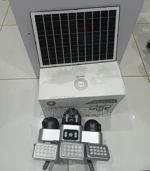 Tripple Lens V380 CCTV Camera Solar Surveillance Camera