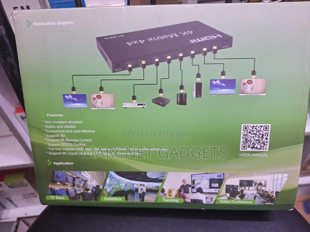 4 × 4 Hdmi Matrix 60 Hz 4 Input 4 Output - thumbnail 2
