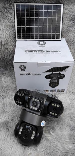 Triple-Lens 4g Solar-Powered Security Camera Full Hd - thumbnail 2