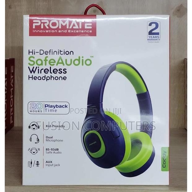 Promate Coddy Hi-Definition Safeaudiotm Wireless Headphone - main view