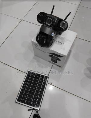 6mp Triple Lens Triple Screen 4g CCTV Camera Outdoor 3.4mm - thumbnail 2