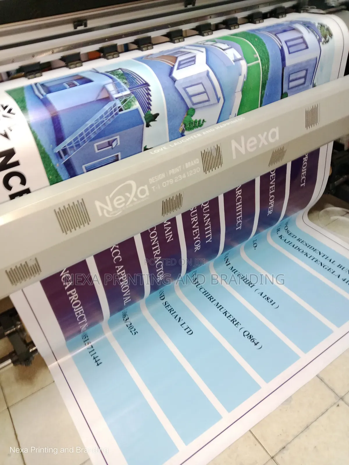 Banner/Sticker For Construction Site Information