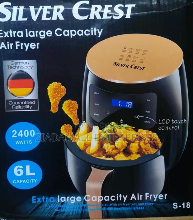 Crispy Perfection in Every Bite – Silver Crest 6l Air Fryer
