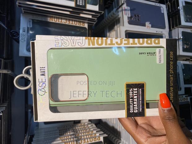 Wifoo Samsung Galaxy S20 Ultra Plated Leather Back Cover - main view