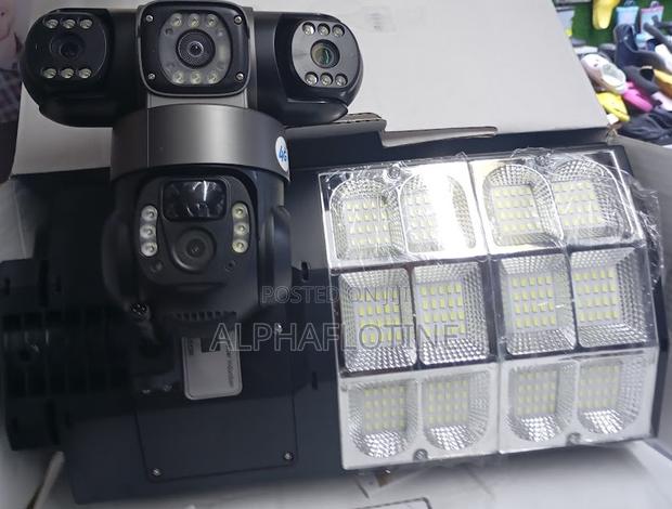 Outdoor Security 3 Screen V380 Triple Lens 4g Floodlight Camera - main view