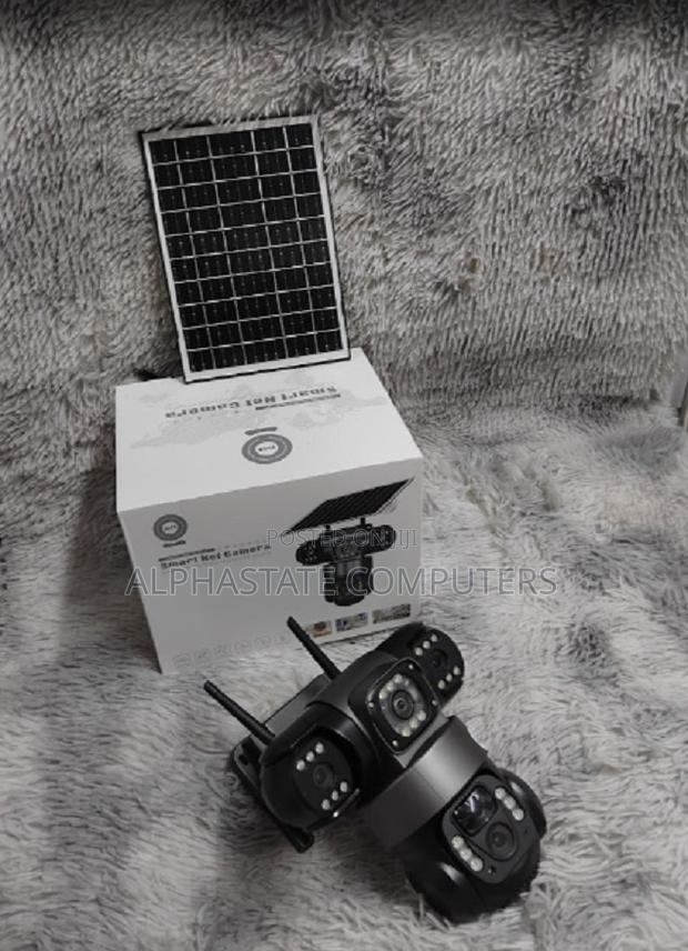 Simcard 4g Triple Lens Solar Camera - main view