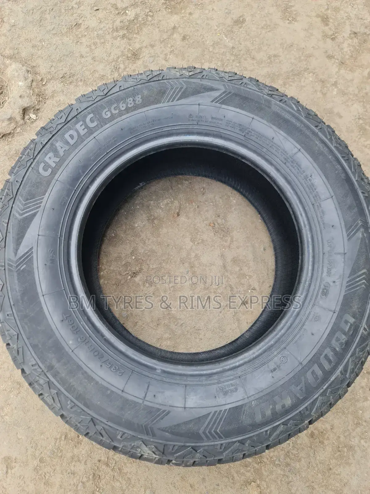 235 /70 R16 Goddard Tyres (All Terrrain).