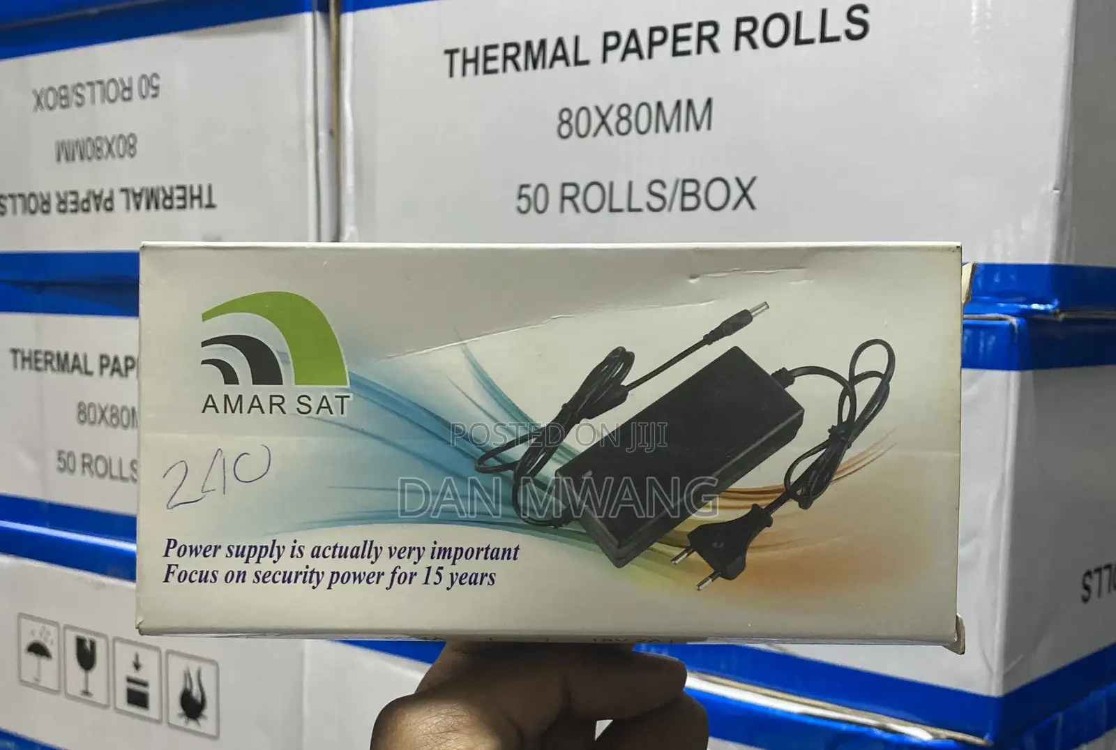 Replacement Small Pin Pos Adapter – 12v 5a