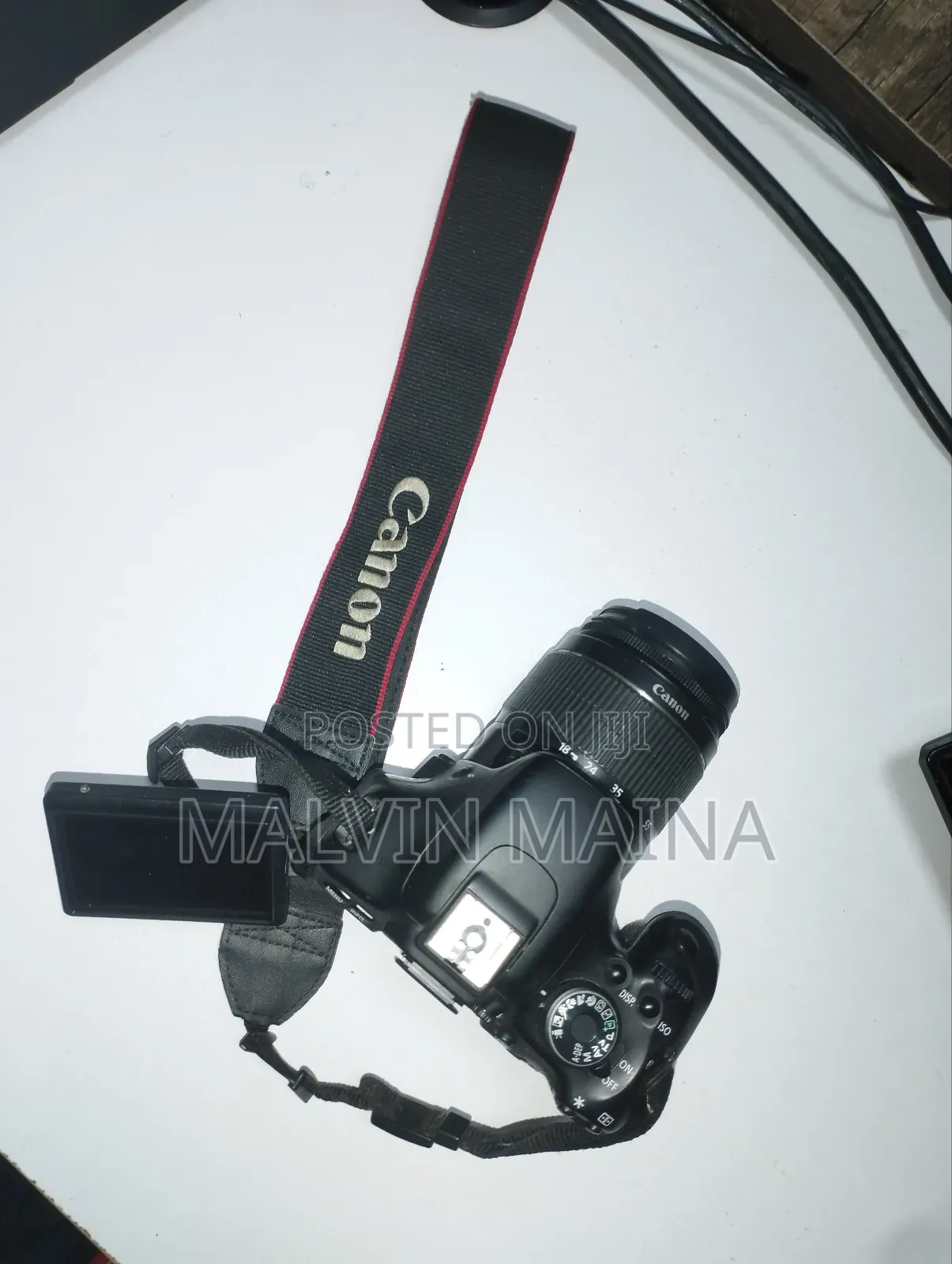 Canon Eos 600d DSLR Camera With Ef-S 18-55mm, 2batteries,Charger,Strap