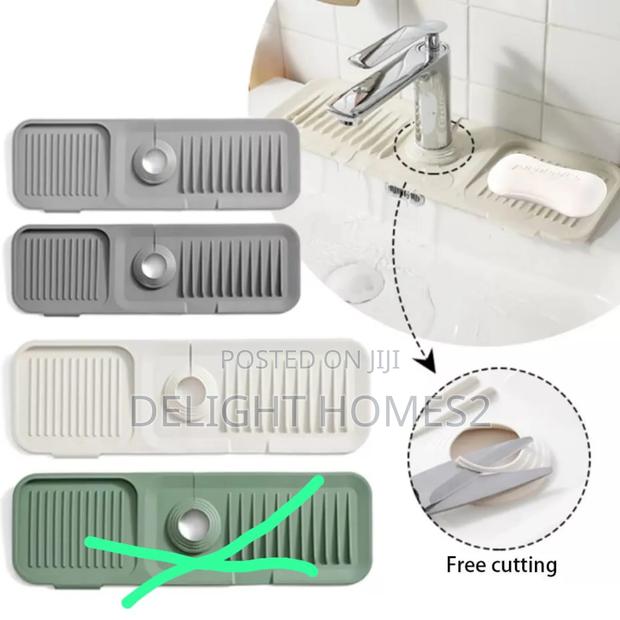 Kitchen Silicone Faucet Sink Splash Guard Mat_ca - thumbnail 2