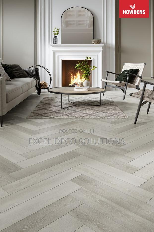 SPC Herringbone Design Flooring – Water Scratch Resistant