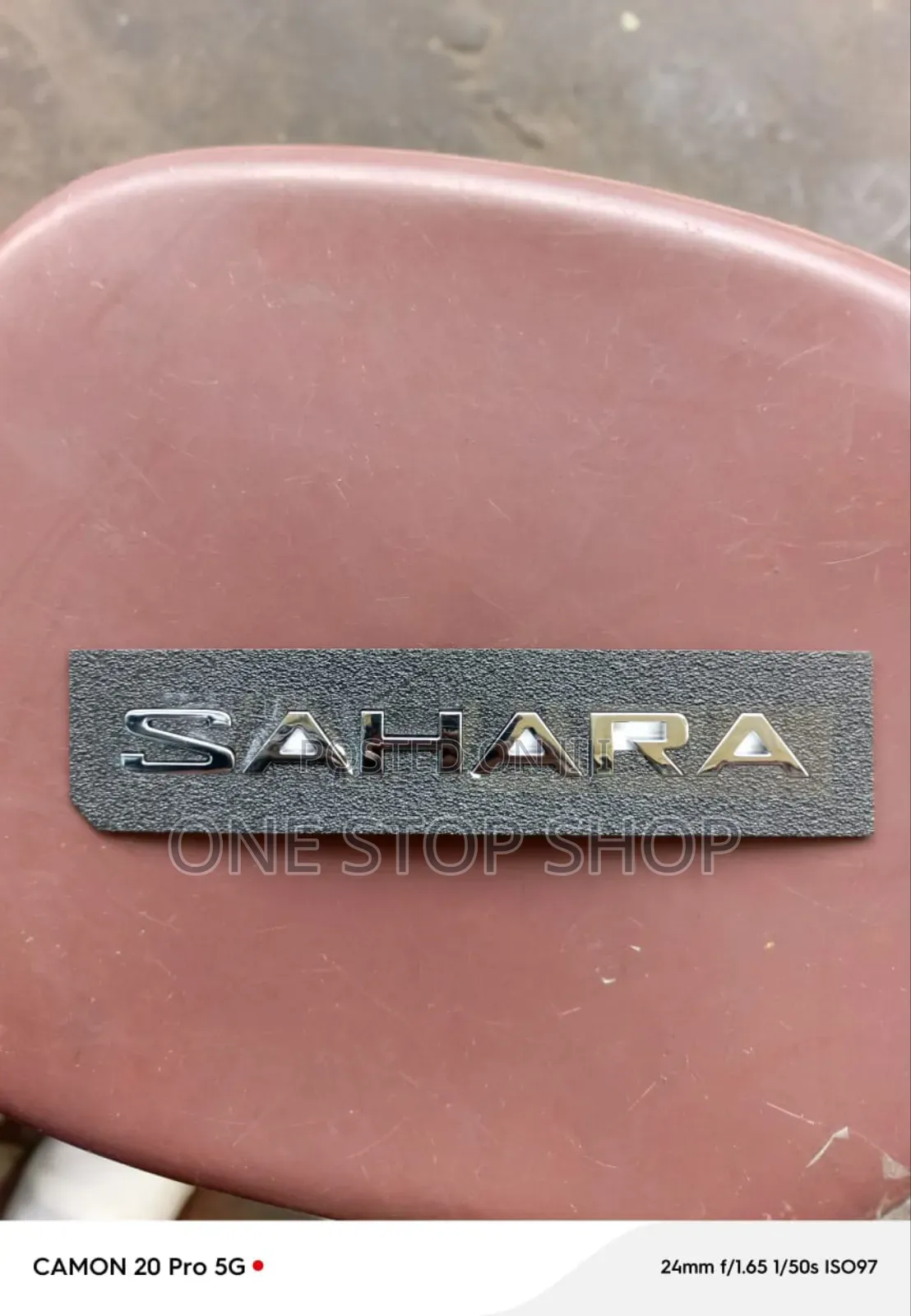 Sahara Fender Boot Emblem