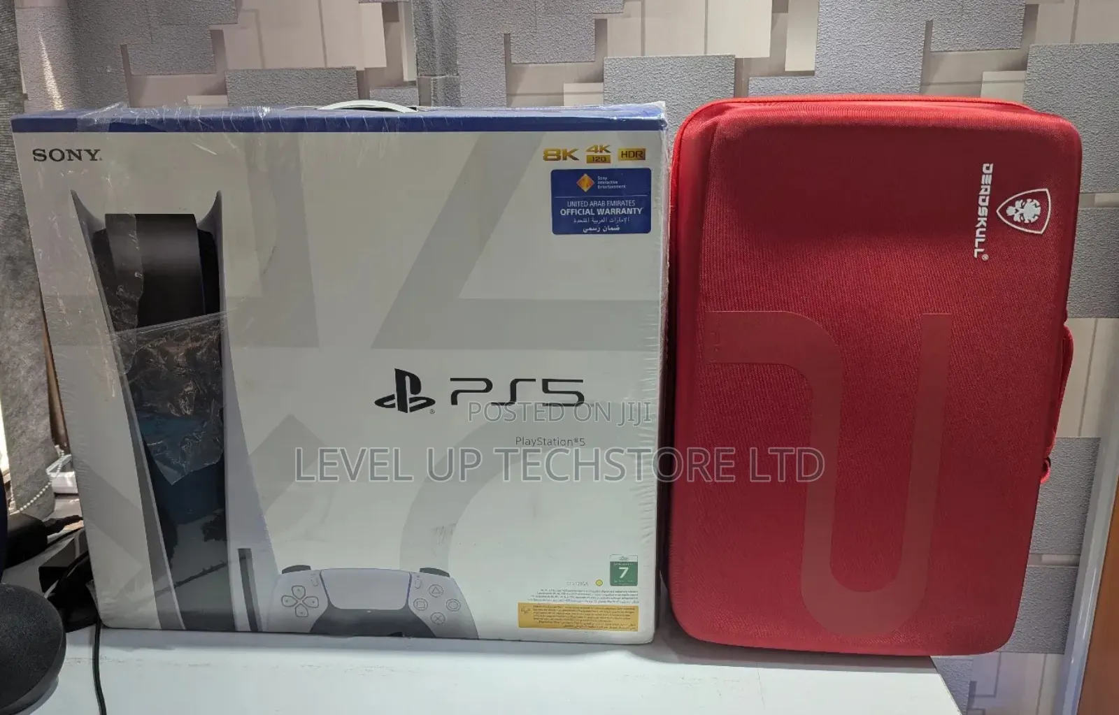 Playstation 5 Standard Disk Console + Deadskull Carrying Case
