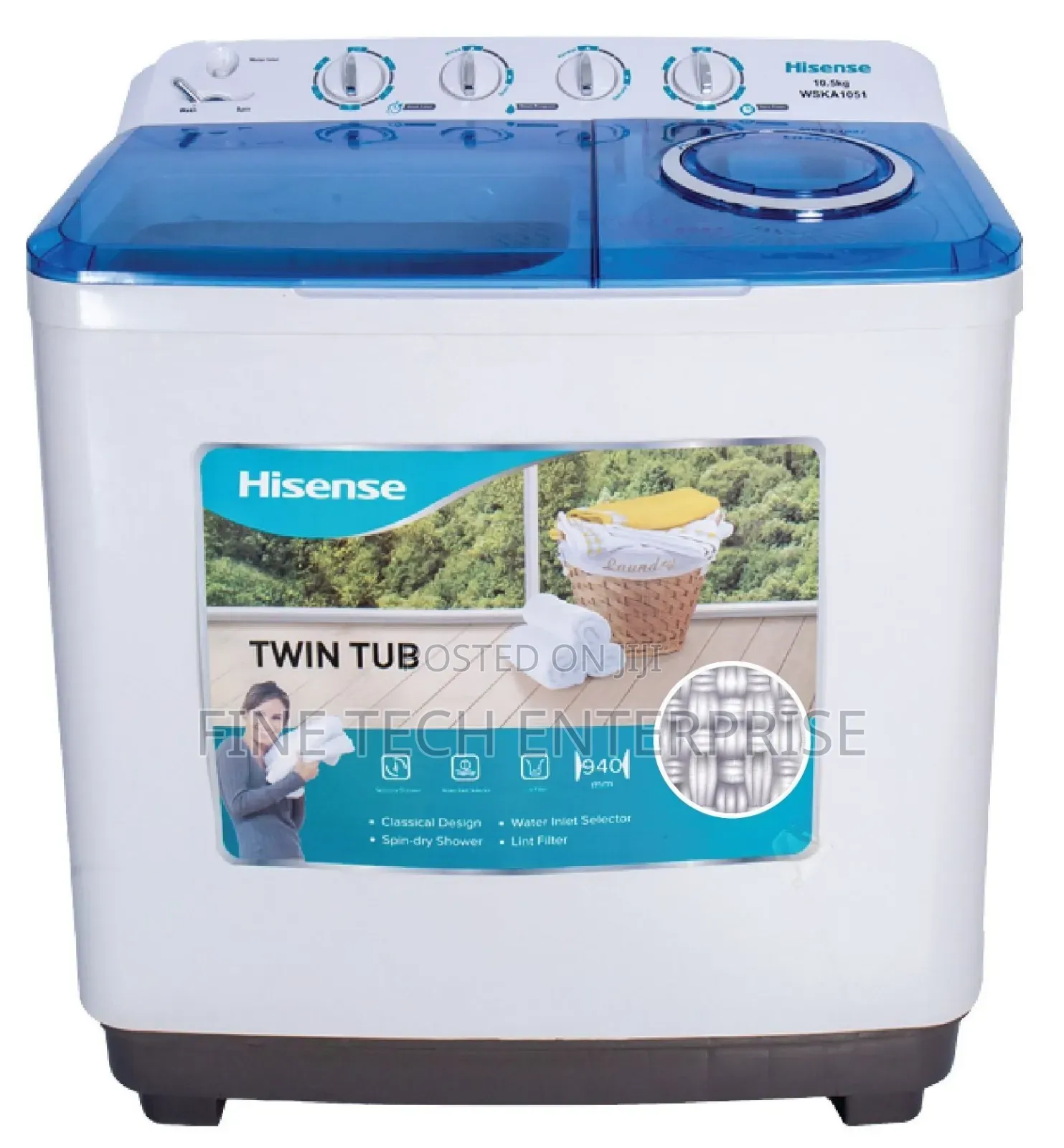 Hisense 7.5 Kg Wash and Spin Washing Machine