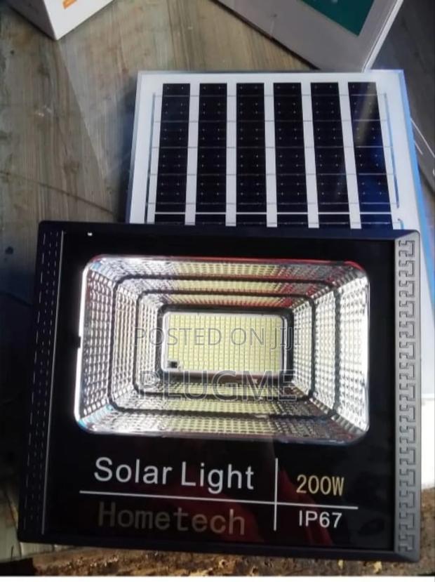 200 Watts Security Solar Flood Lights, Motion Sensor, Automatic