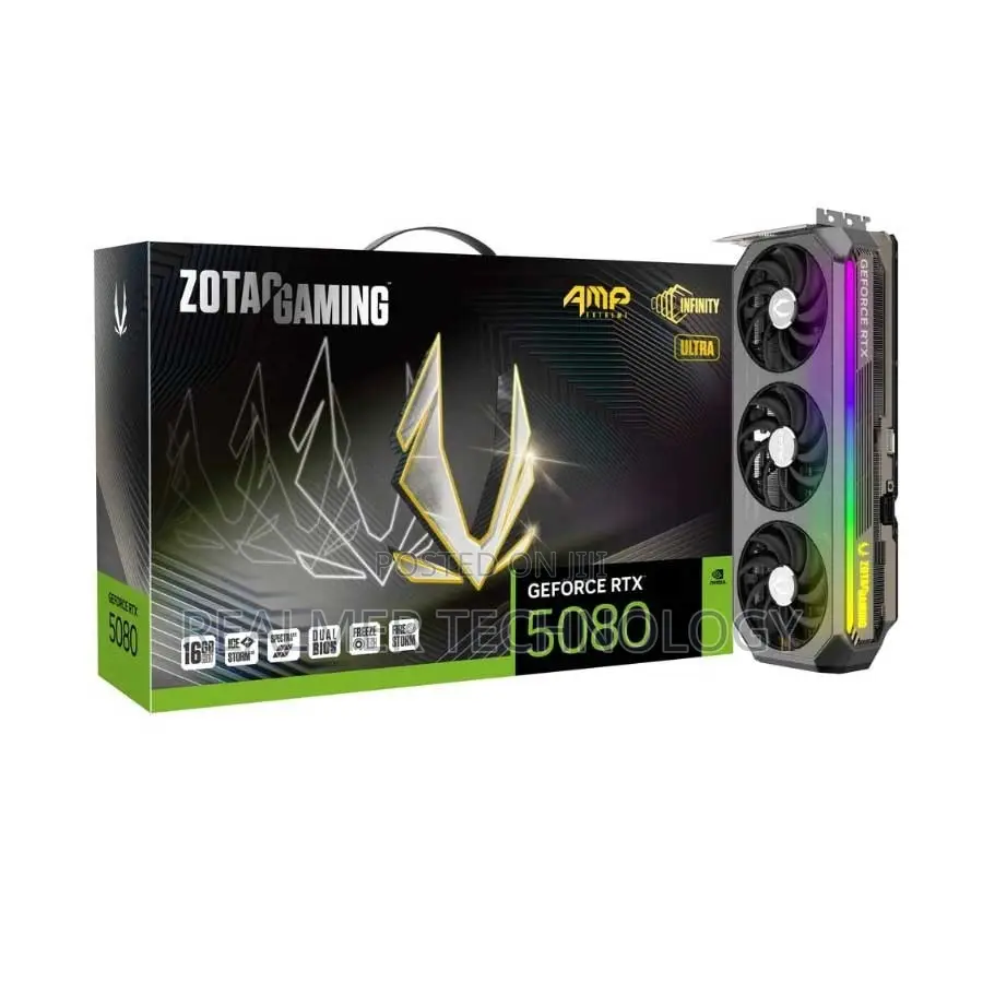 Geforce RTX 5080 Amp Extreme Infinity Ultra 16 Gb Gddr7 Graphics Card
