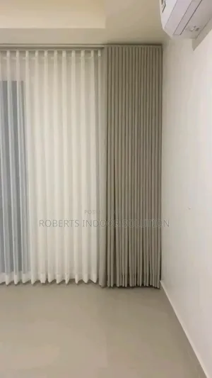 Beige Blackout Curtains Provide an Immersive Cinematic Experience