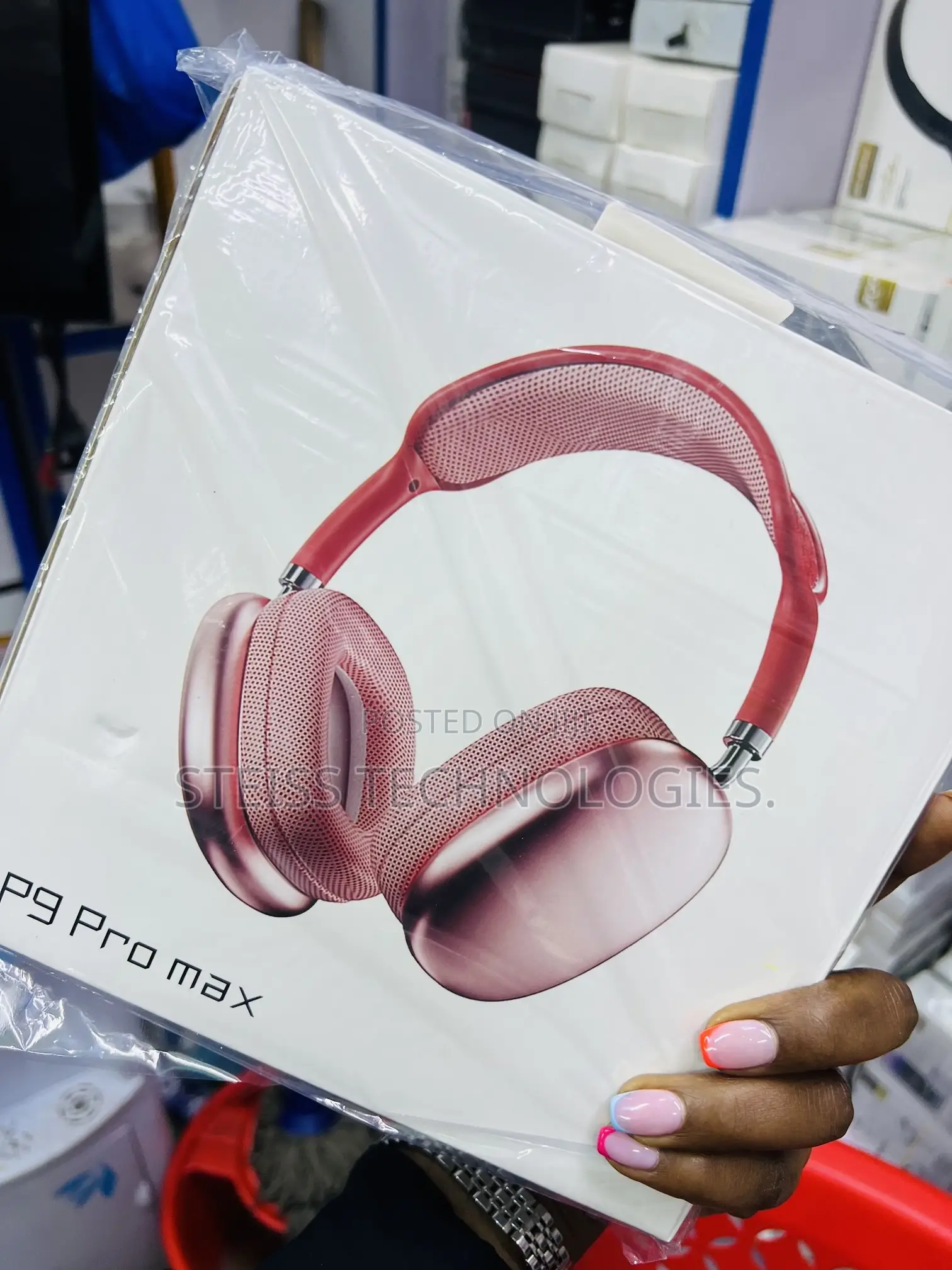 P9 Pro Max Wireless Coloured Headphones