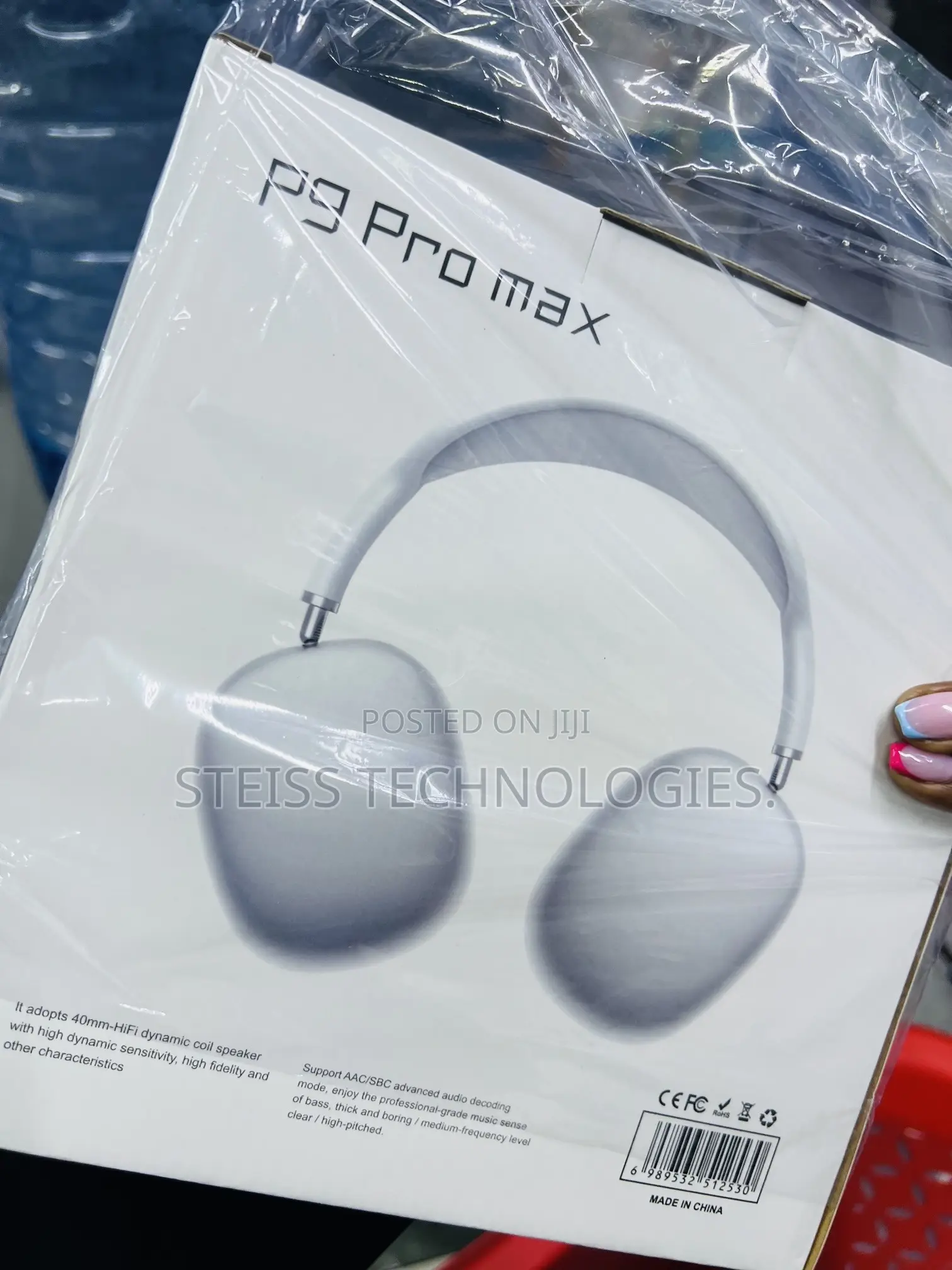 P9 Pro Max Wireless Coloured Headphones
