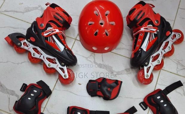 Skates Shoes + Protective Gears (Full Package)