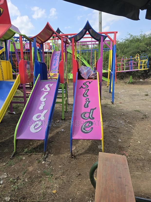 Toddler Single Slide – Safe Colorful - main view