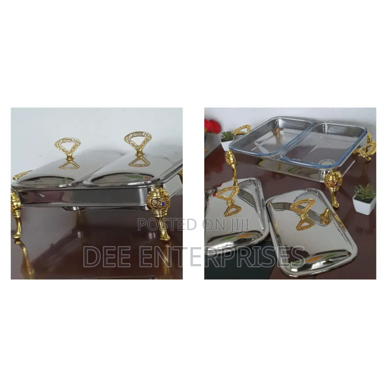 Golden Double Bowl 1.8lx2 Food Warmer