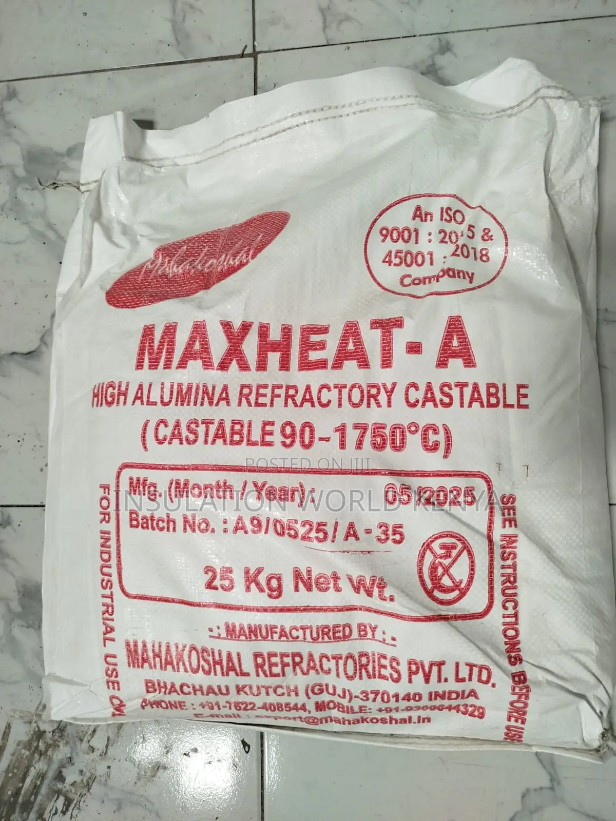 Alumina 90 High Temperature Castable Cement