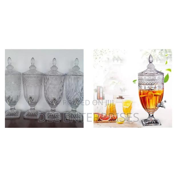 Thick Clear Glass 3l Juice Dispenser