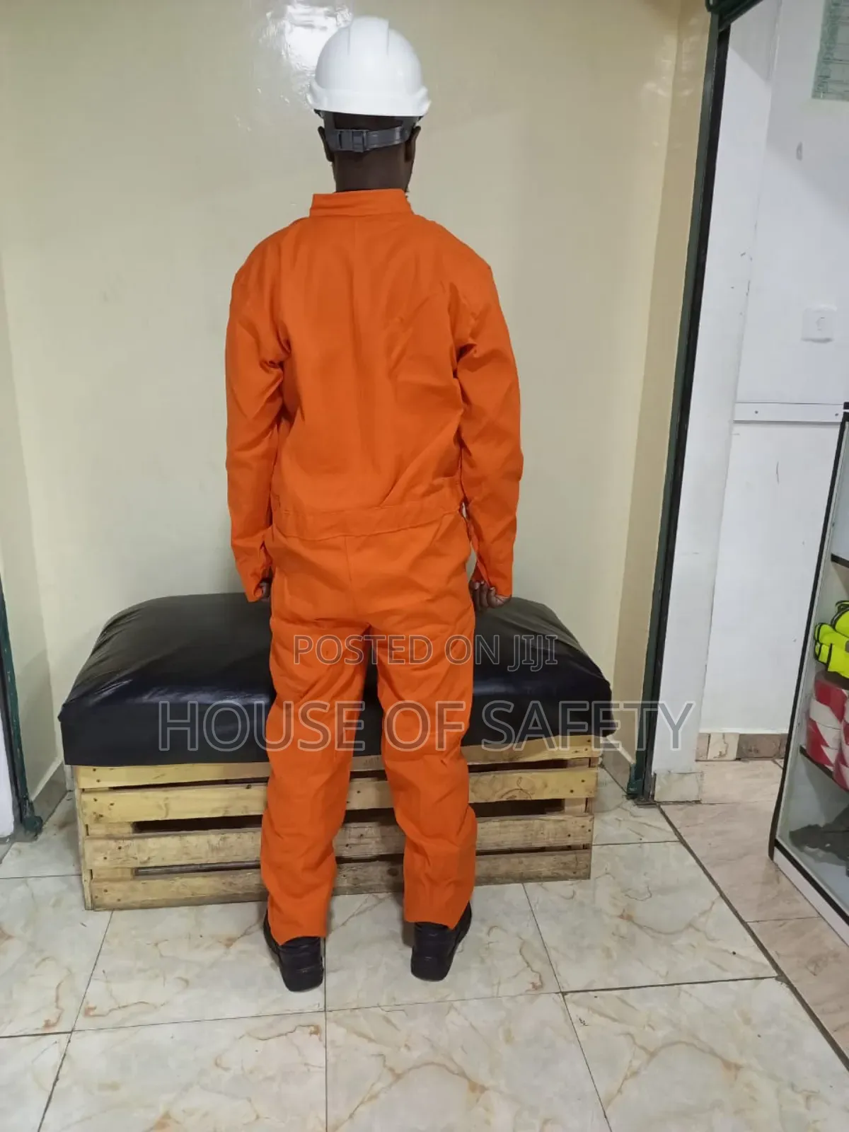 Orange and Black Coverallsmen