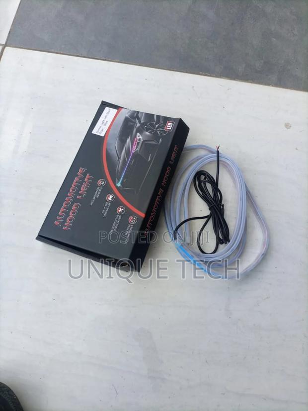 1.8m Blue Bonnet /Hood Light Strip With Start Scan Universal Car Fit