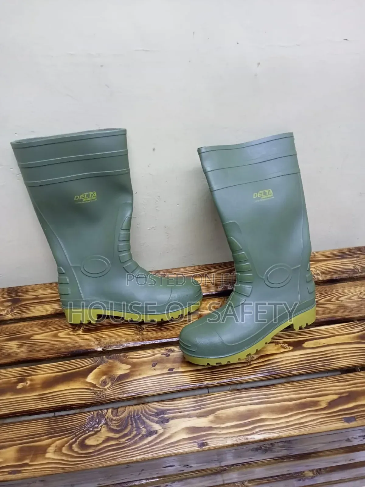 Green Deltagumboots