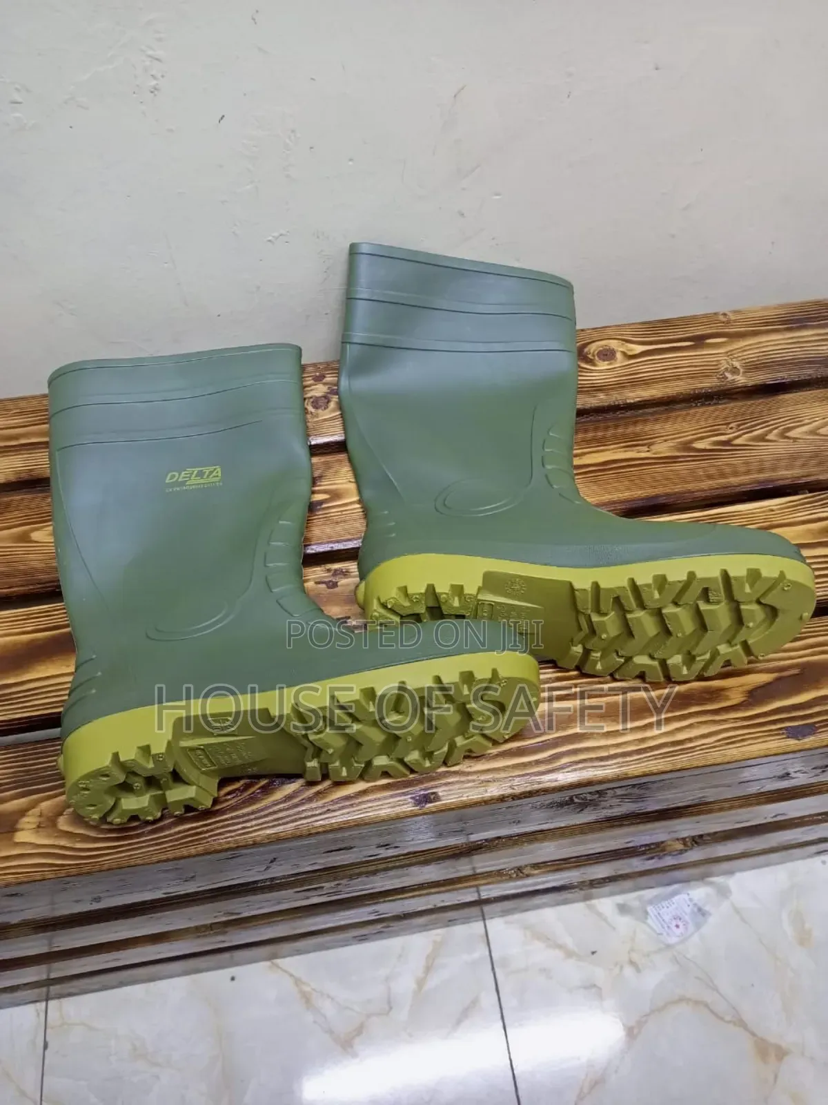 Green Deltagumboots