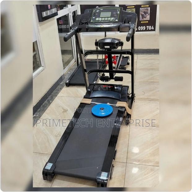 Treadmill With 2-1kg Neprone Dumbells - main view