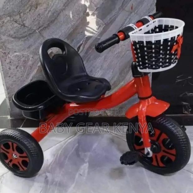 Red Tricycle With Buscket*Tricycle - main view
