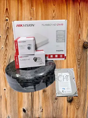 Complete System Kit - 4 Channel DVR Machine Hikvision 2mp