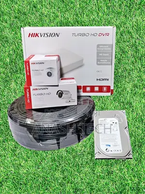 Hikvision 4 Set Hd CCTV Cameras Complete System Kit Pack 2mp