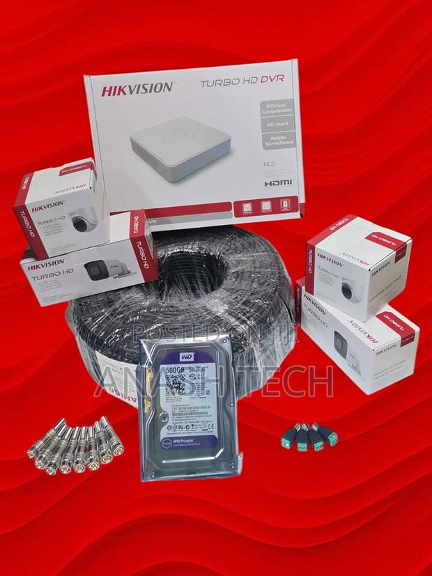 Hikvision 2 2mp 1080p CCTV Cameras Complete System Kit