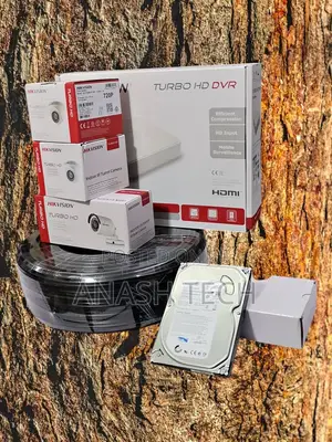 4 Cameras CCTV Hikvision 3 Channel CCTV Complete Package 2mp
