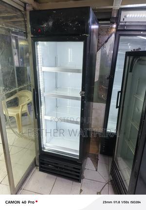 600 Litres Display Fridge Black - main view