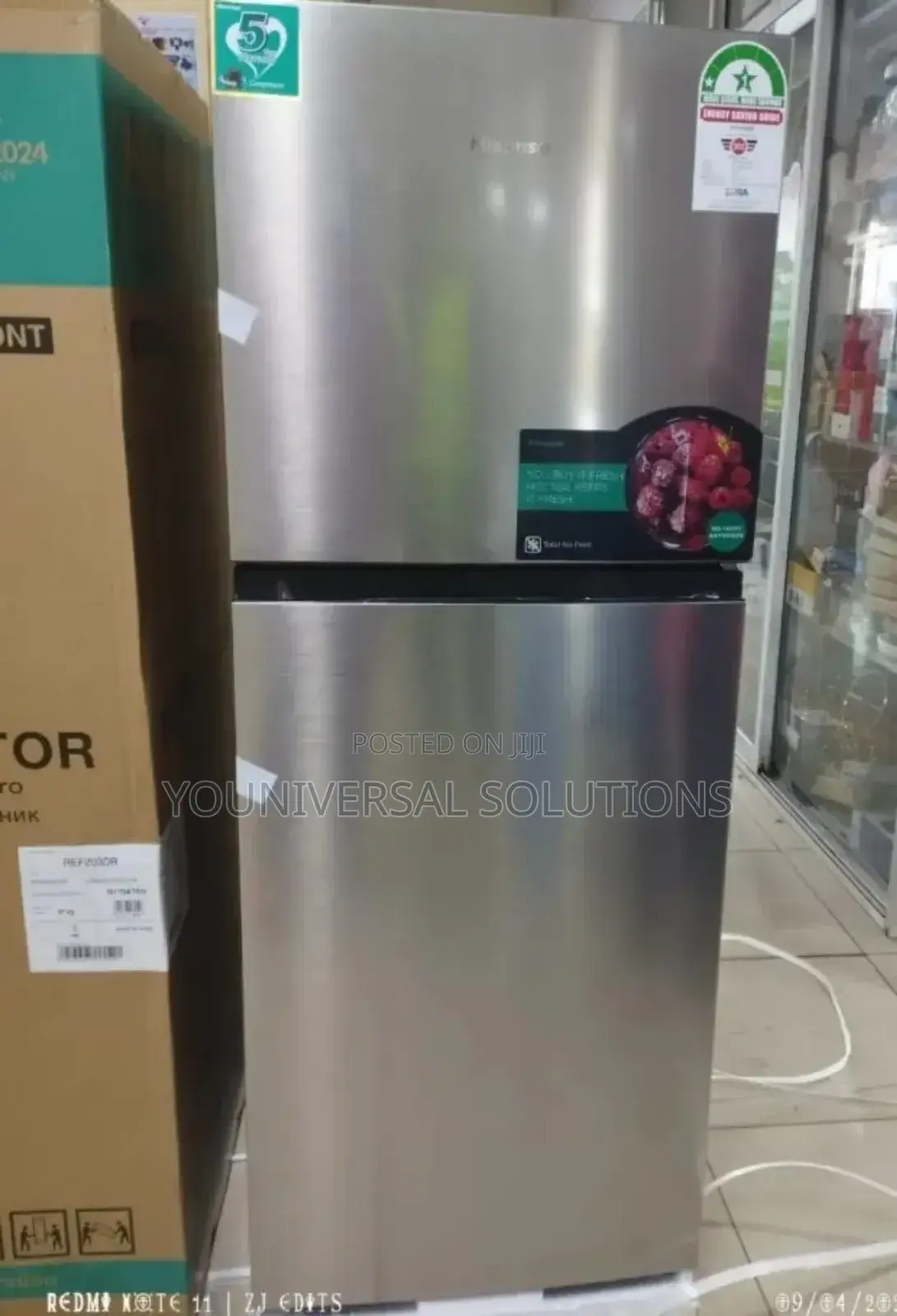 205l Refrigerator Hisense Double Door No Frost