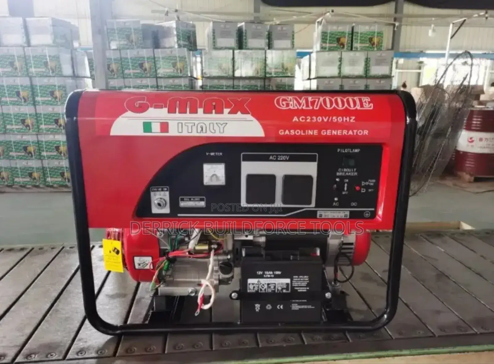 G-Max Powerful Gasoline Generator 7.5 Kva
