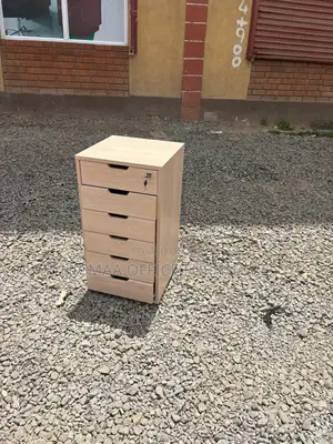 Office Cabinet: 6-Drawer Chest Wooden Cabinet