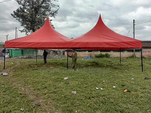 Red 100 Seater Tent for Home Events
