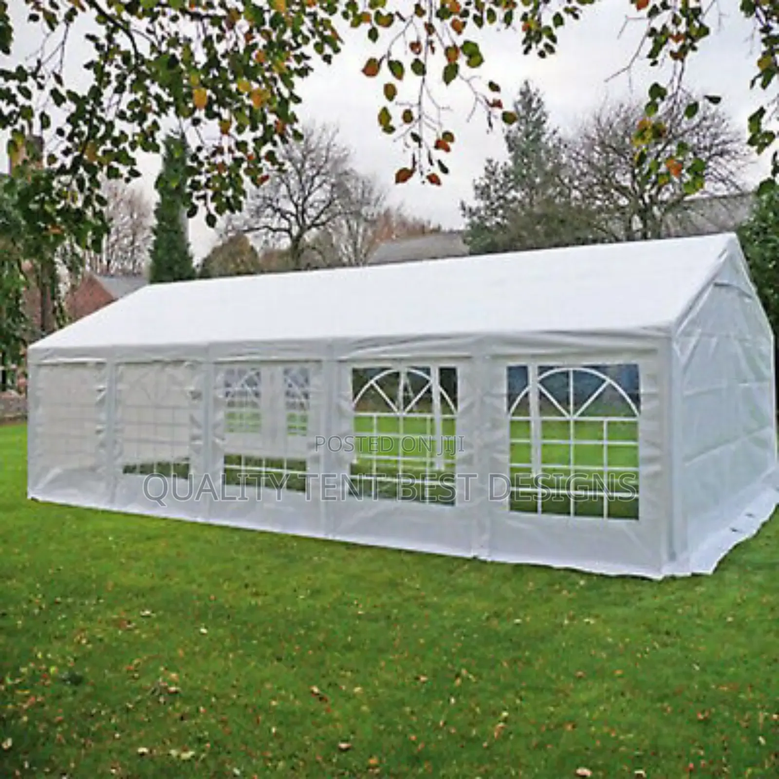 White 100 Seater Flat Top