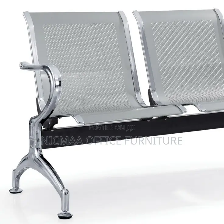 Office Seat: 2-Link Non-Padded Normal Gauge Waiting Bench
