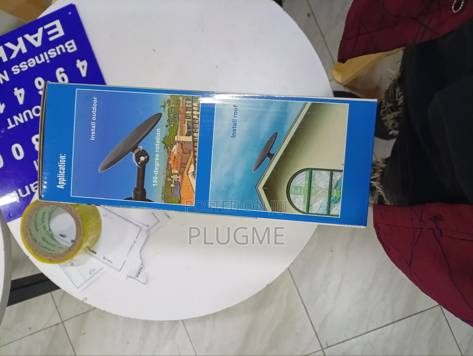 Outdoor Tv Antenna With a Waterproof Housing Design. Tv Areal