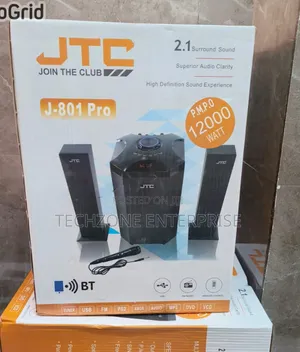 JTC Mtungi 2.1ch Hometheatre-Bt/Fm/Usb-12,000w Speaker System 