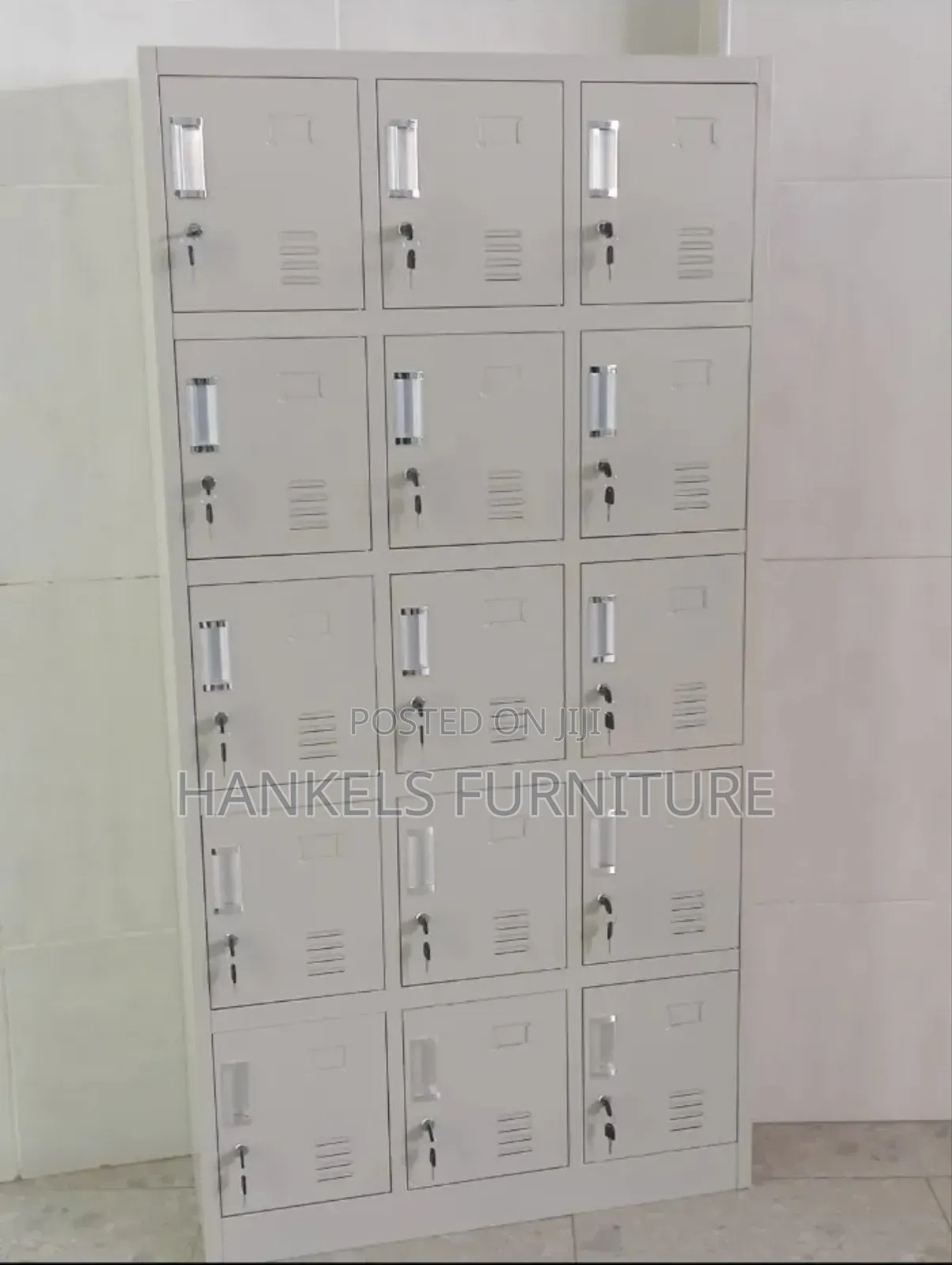 15 Compartment Locker Cabinet